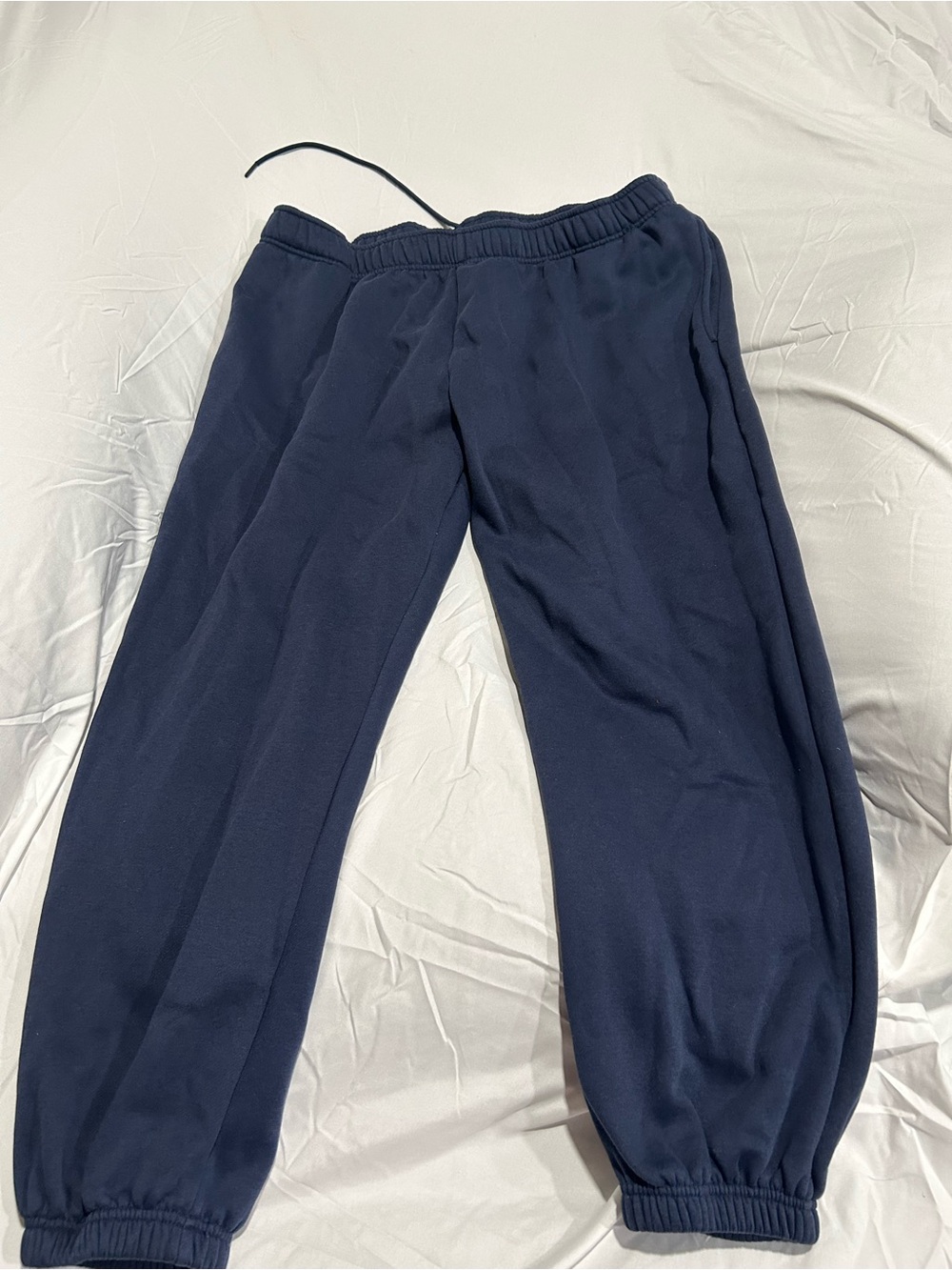 BuffBunny Navy Elastic-Waist Jogger Pants